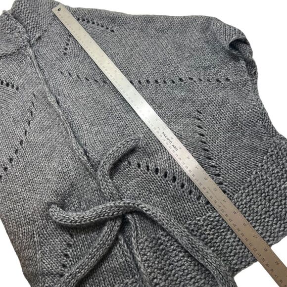 Anthropologie Elsamanda Alpaca Blend Tie Waist Cardigan - Picture 9 of 11